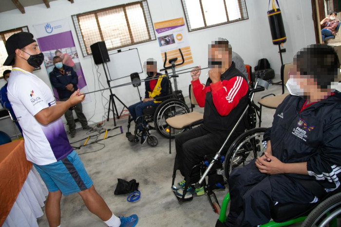 Centro de entrenamiento para población con discapacidad