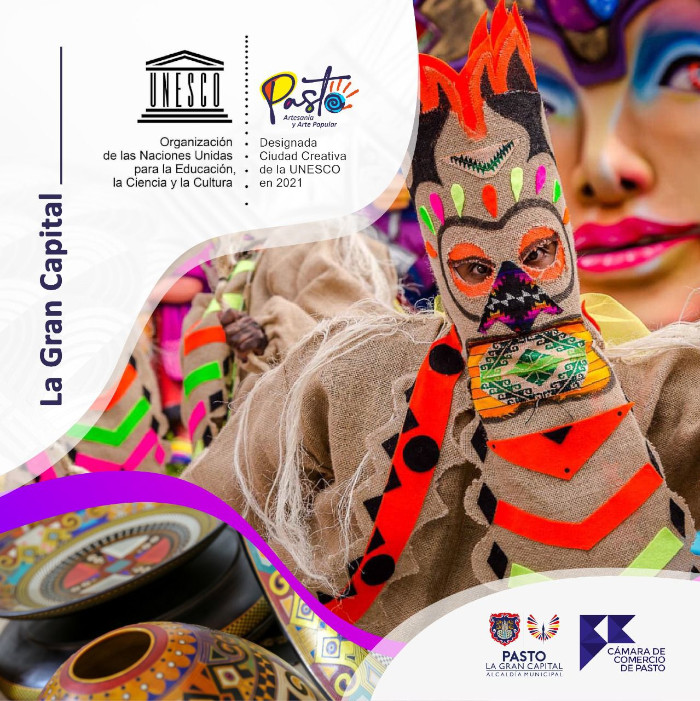 Pasto designada por la UNESCO como “Ciudad Creativa en Artesanía y Arte Popular 2021”
