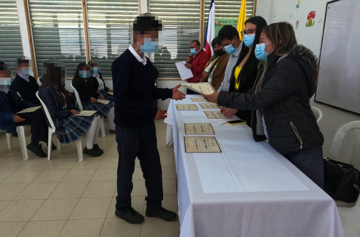 Ceremonia entrega certificados Smilleros de Liderazgo 2021