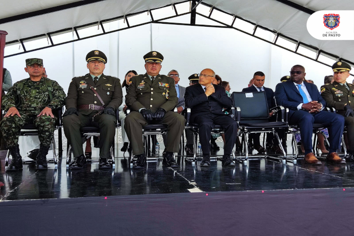 transmisión de mando del nuevo comandante de la Policía Metropolitana de Pasto