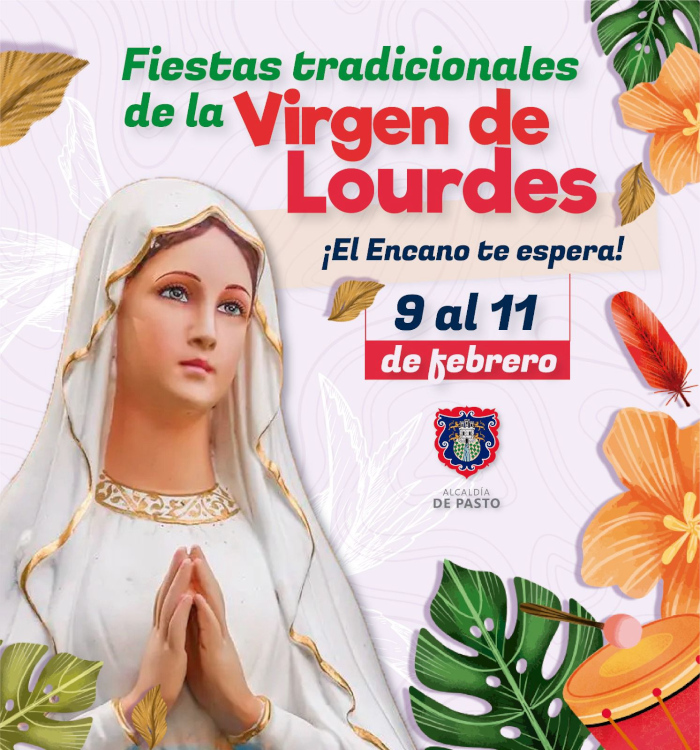 fiestas de la virgen de Lourdes en El Encano
