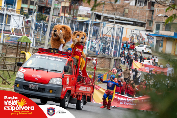 Alcaldía Municipal realizó el lanzamiento de la campaña ‘Pasto Mejor sin Pólvora’