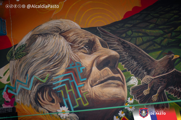 Anganoy se llena de color con el primer mural de ‘Muralismo para la Vida’