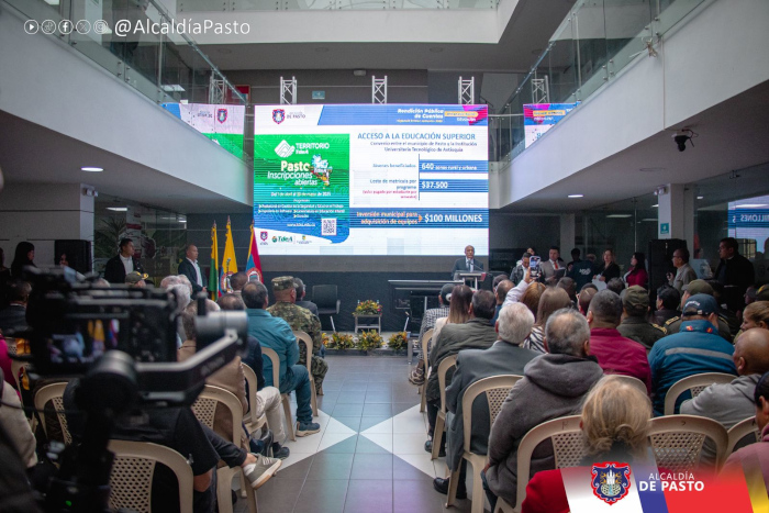 Alcalde de Pasto, Nicolás Toro Muñoz, en la Rendición Pública de Cuentas 2025