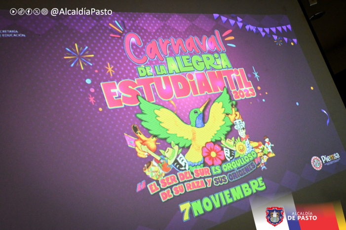 Pasto se prepara para vivir el Carnaval de la Alegría Estudiantil