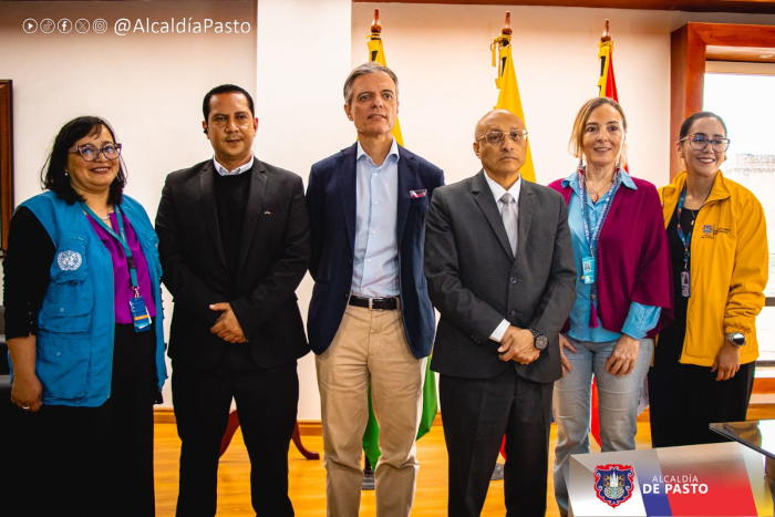 Pasto fortalece alianza con ACNUR para la atención de población refugiada y desplazada