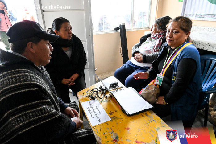 Alcaldía de Pasto fortalece la atención integral a víctimas del conflicto armado en los corregimientos