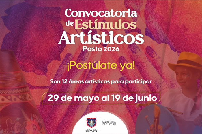 Convocatoria Estímulos Artisticos - Pasto 2026