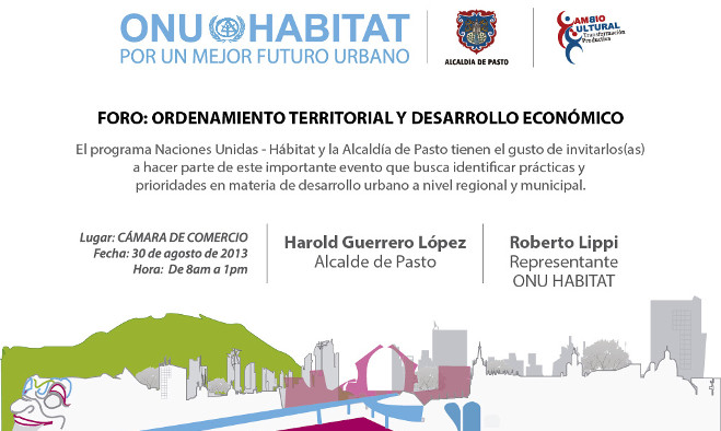 Ordenamiento territorial y desarrollo económico - Pasto 2013