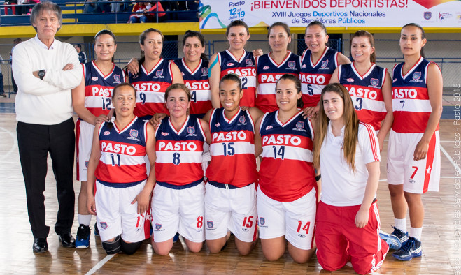 Selección baloncesto femenino - Pasto 2015