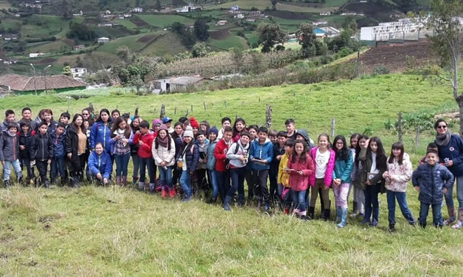 Alcaldía Pasto  realizó recorrido a la cuenca del río Pasto con estudiantes del colegio San Francisco Javier