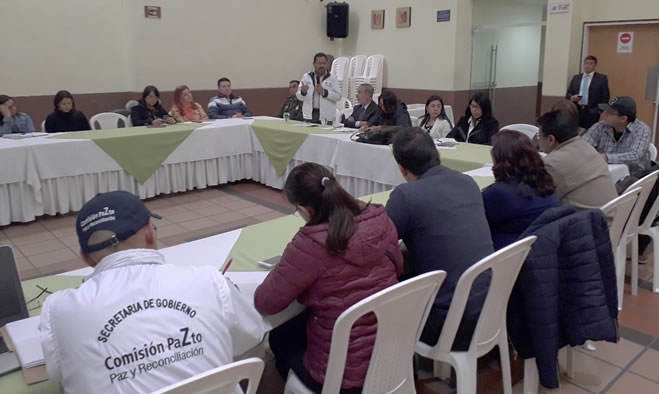 Consejo Municipal de Paz, Reconciliación y Convivencia