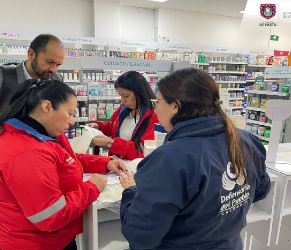 Secretaría de Salud, Defensoría del Pueblo, Procuraduría e Instituto Departamental de Salud de Nariño visitaron a gestores farmacéuticos
