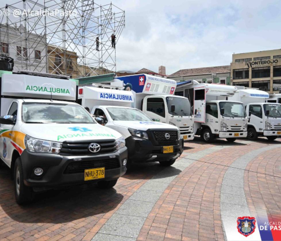 Secretaría de Salud de Pasto recibió unidades móviles médicas por parte del Ministerio de Salud