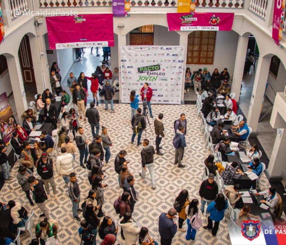 El Pacto de Oportunidades para las Juventudes ofreció alternativas de empleo y formación a los jóvenes de Pasto