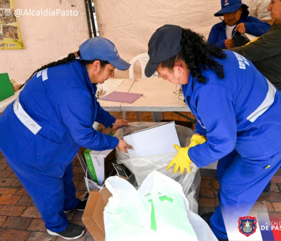 Pasto fortaleció la cultura del reciclaje con jornada masiva de recolección de residuos posconsumo