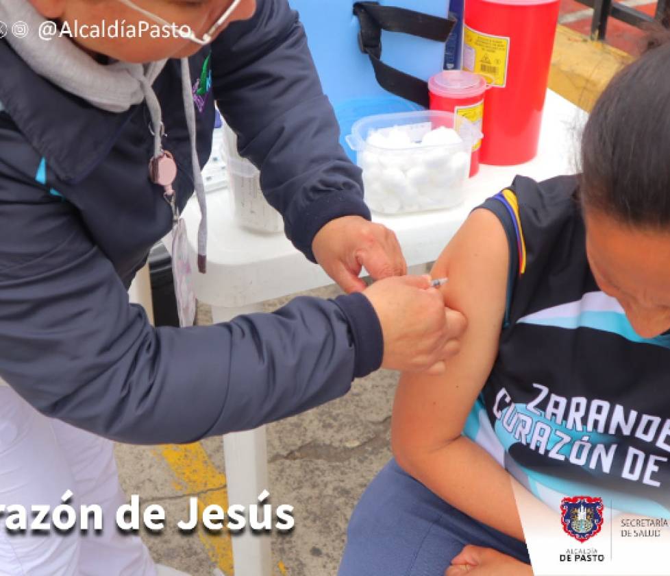 Pasto reportó 1.870 dosis durante la jornada de intensificación de vacunación